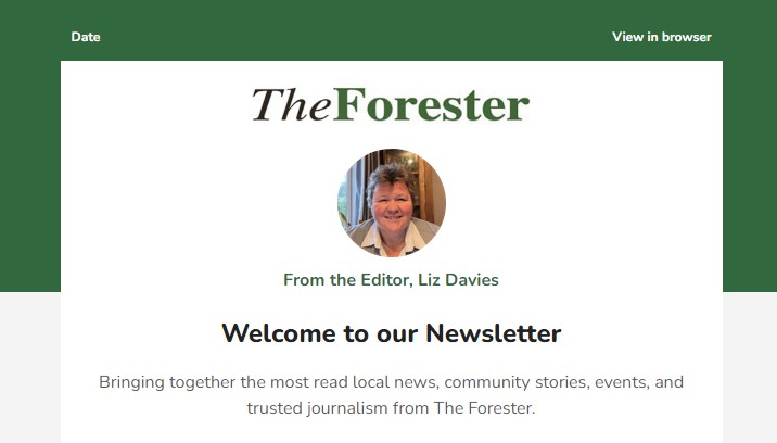 The Forester newsletter sample