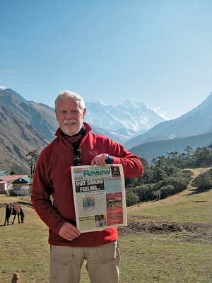 John toughs out 135km assault on Everest base