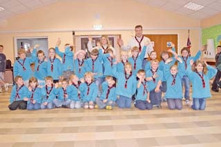 Scouts welcome Beaver colony