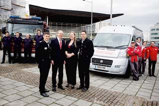 New Red Cross fire support vehicle