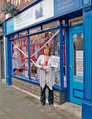 Display winner in stitches