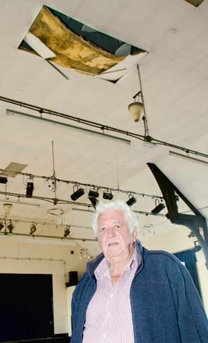 Brownies unharmed as storm brings ceiling down