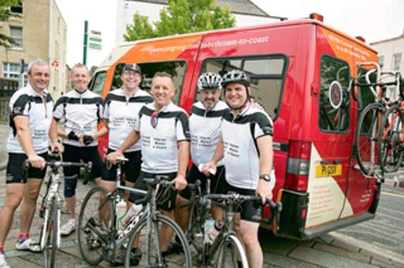 Coast-to-coast ride for charity