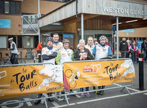 Cyclists have it in the bag