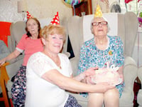 Mother-of-three celebrates 100th