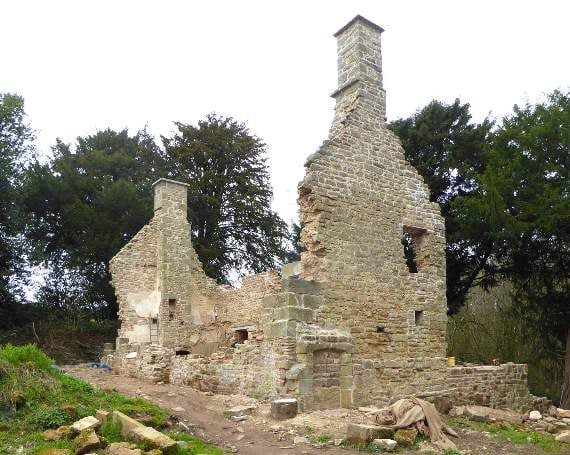 Crumbling castle saved from ruin in £100,000 project