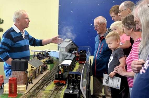 Track record for model rail show