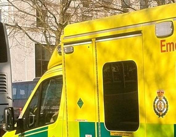 Men are airlifted