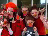 Kids see red for comic relief