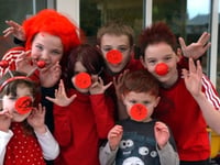 Kids see red for comic relief