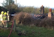 Hermit dies in fire