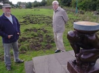 Boar ruin ground at Ruardean Hill landmark