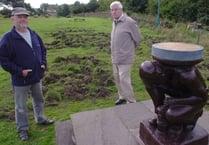 Boar ruin ground at Ruardean Hill landmark