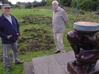 Boar ruin ground at Ruardean Hill landmark