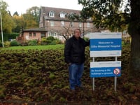 Wild boar ravage Dilke Hospital lawn