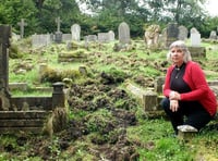 Wild boar devastate Parkend church graveyard - again