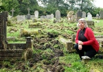 Wild boar devastate Parkend church graveyard - again