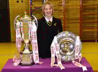 Forest High School student Charlie Manns ready to represent the Red Rose of England