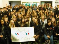 French students visit Forest High School