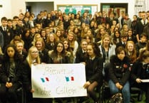 French students visit Forest High School