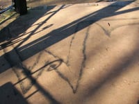 Vandals attack historic  rail footbridge – again