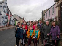 Forest authors celebrated on Coleford mural