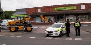 Lydney Co-op suffers a ram raid of its' cash machine
