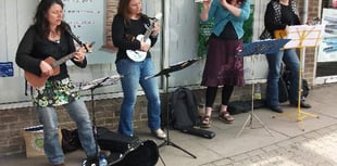 Busking is back in Coleford