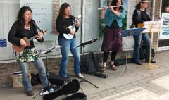 Busking is back in Coleford