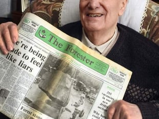 Read all about it! Former Forester printer Ken celebrates his 90th birthday