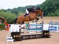 Newent rider jumping for joy after Hartpury Spectacular success