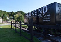 Railway refurbishment on the wagon at Parkend