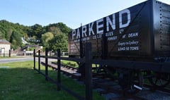 Railway refurbishment on the wagon at Parkend
