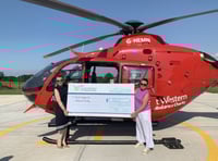 Sisters at the summit for air ambulance