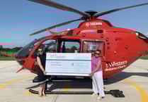 Sisters at the summit for air ambulance