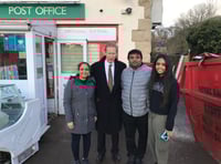 Warm welcome for new village shop owners