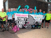 Charity cyclists have Land's End in MIND