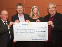 IT’s a boost for hospice from Forest Rotary club