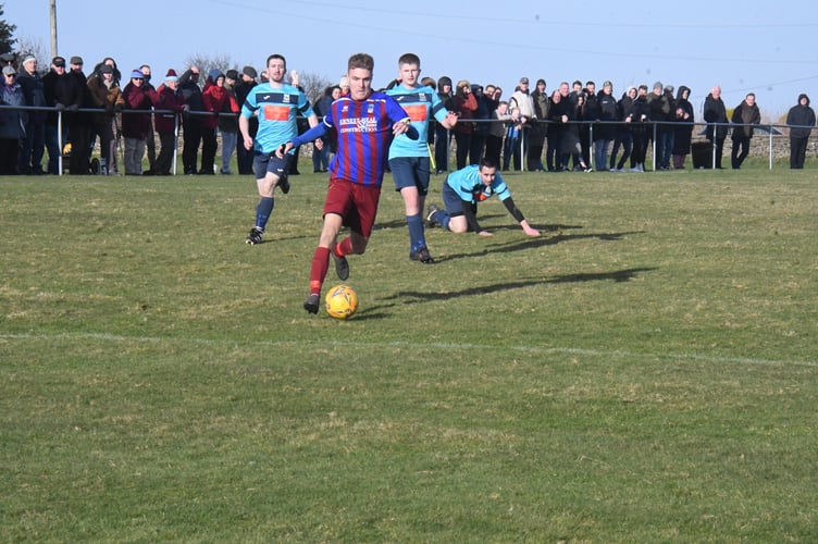 Ruardean Hill Rangers v Broadwell. Gloucestershire County Les James League Cup 2022.
Kris Burnard