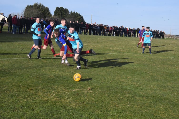 Ruardean Hill Rangers v Broadwell. Gloucestershire County Les James League Cup 2022.