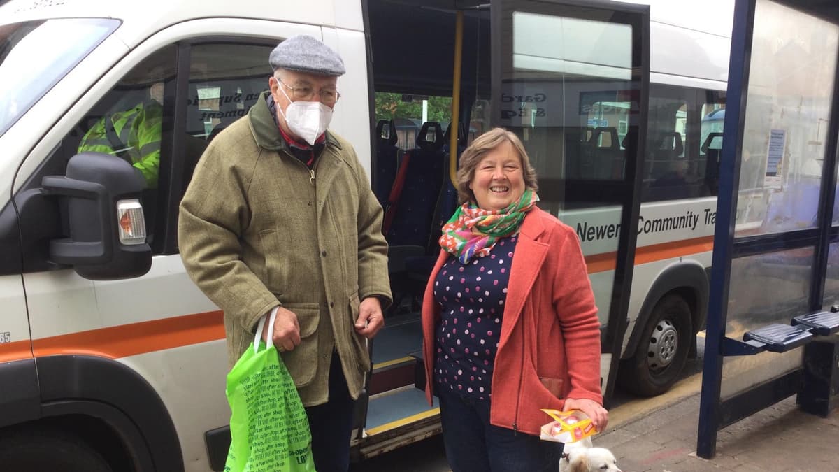 Newent minibus service connects isolated villages in the Forest of Dean 