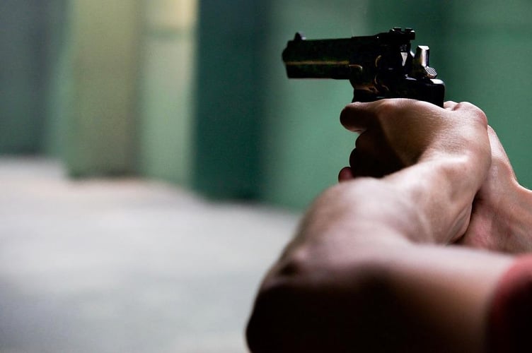 A handgun