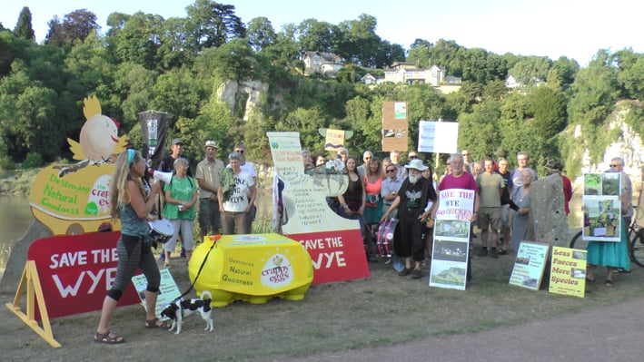 Chepstow protest