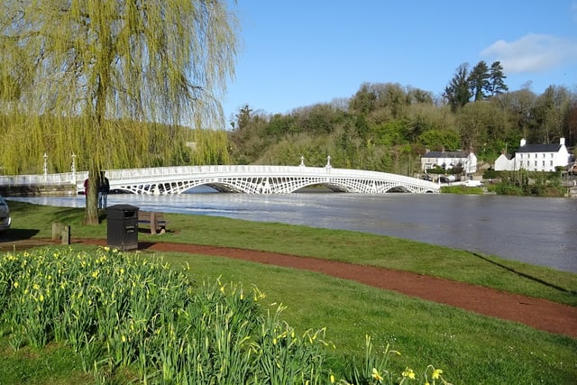 Old Wye Bridge closure in Chepstow