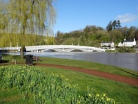 Old Wye Bridge closure in Chepstow