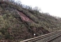Railway closed again due to landslip near Lydney