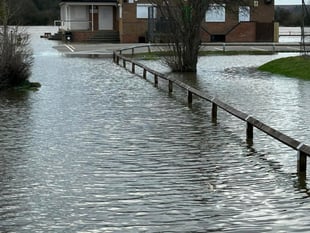 Wye bursts its banks