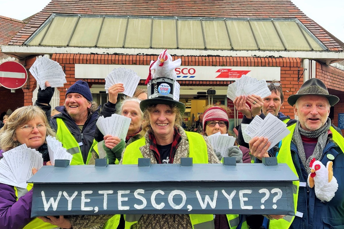 Tesco and Avara defend Wye record after demonstration