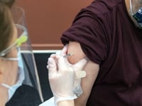 Covid vaccination drop in at Cinderford charity Candi