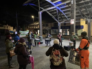 ‘We’re all on the same side’ - locals drum up support for strikers